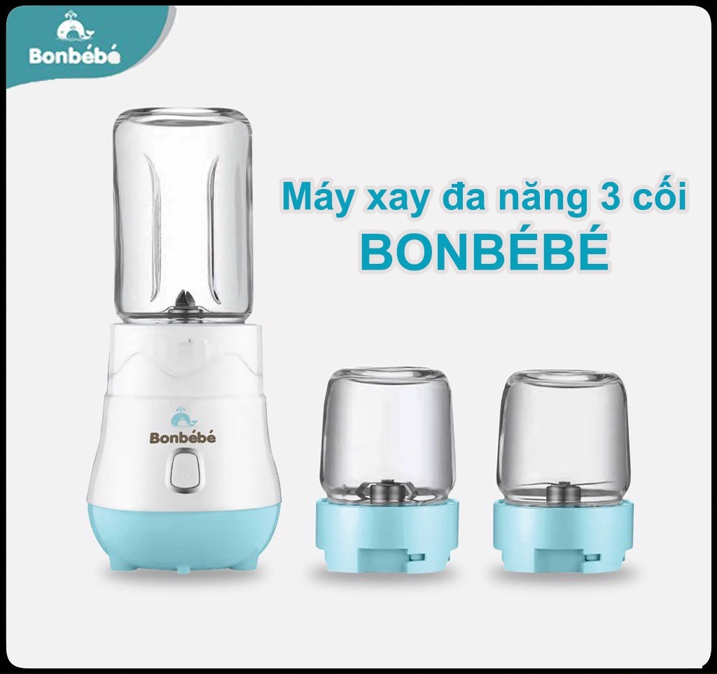 Máy xay đa năng 3 cối BONBÉBÉ BB-39 - Hàng chính hãng