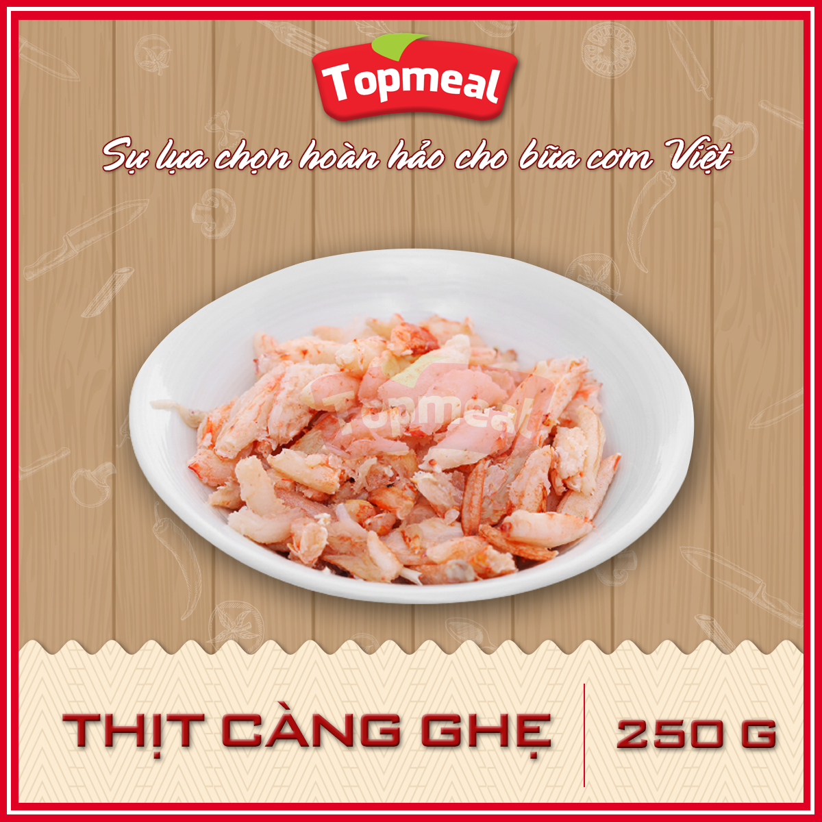 HCM - Thịt càng ghẹ (250g) - Thích hợp với các món bánh canh, cháo, súp,... - [Giao nhanh TPHCM]