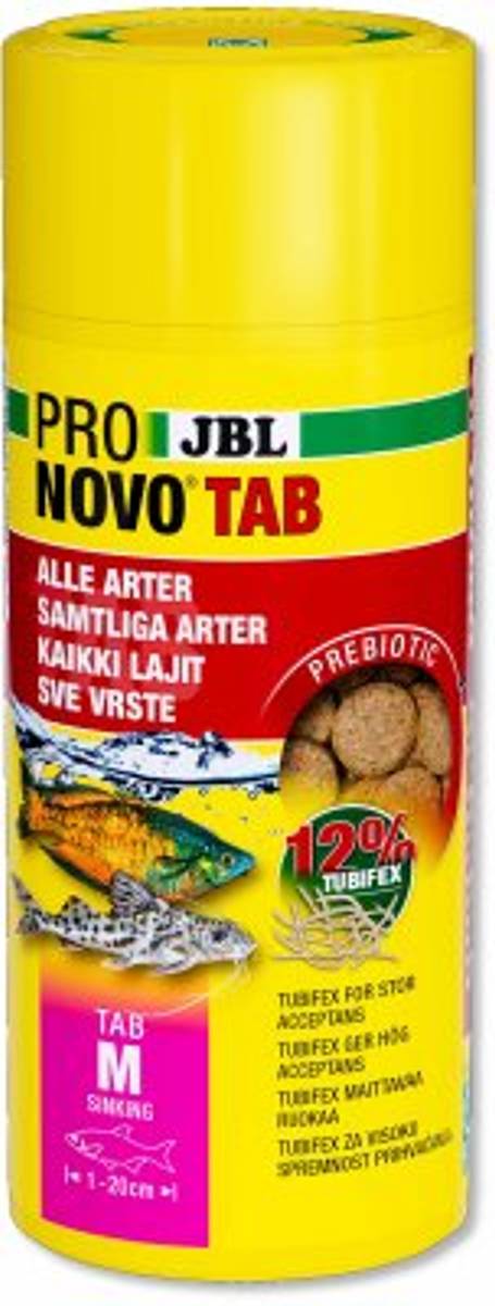 Thức ăn dán kiếng JBL PRO NOVOTAB SIZE M cho cá Thủy sinh