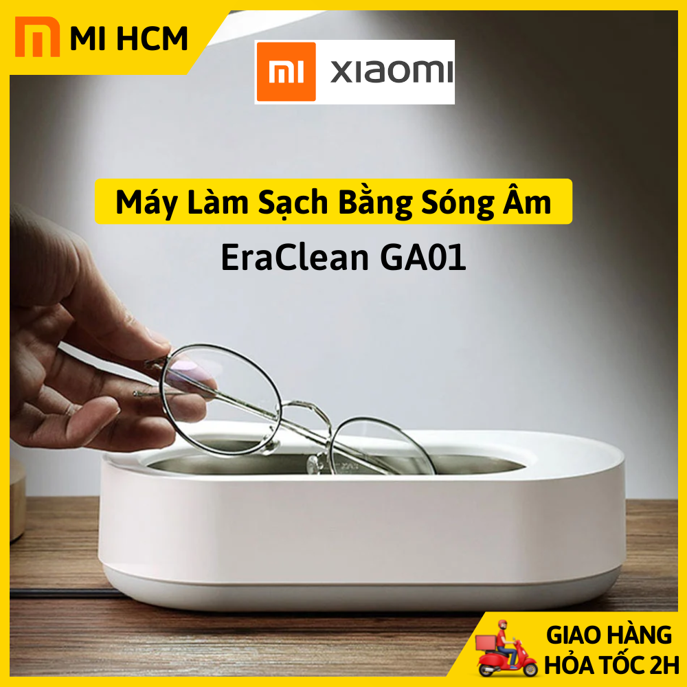 Máy làm sạch bằng sóng siêu âm Xiaomi Eraclean GA01 chính hãng- Máy rửa trang sức siêu âm Xiaomi Era