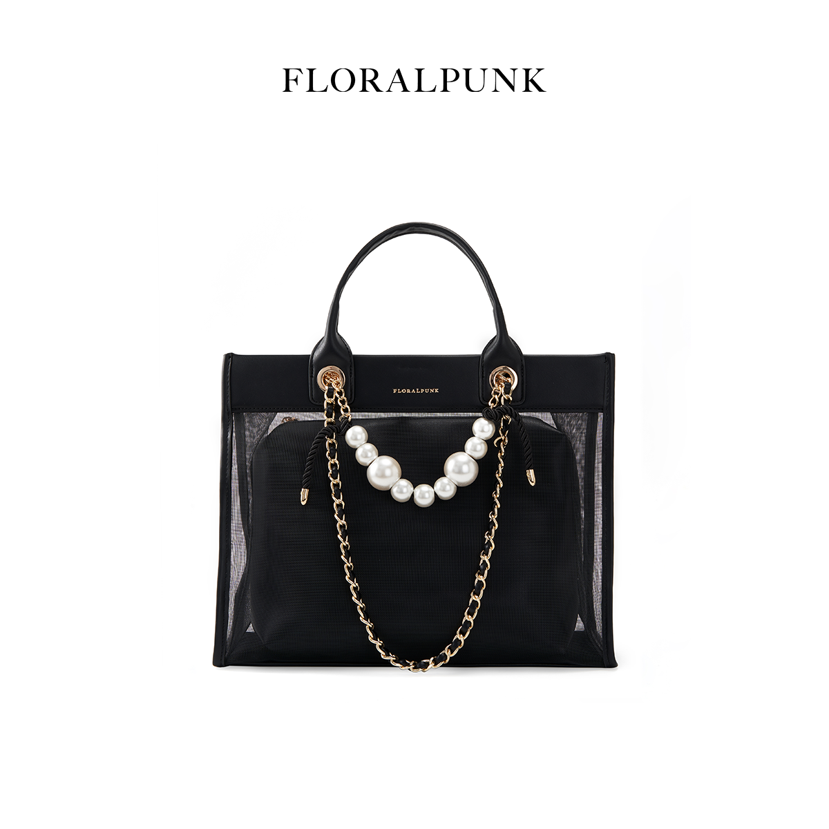 Túi xách Floralpunk Downtown Golden Hardware Bag - Size Small