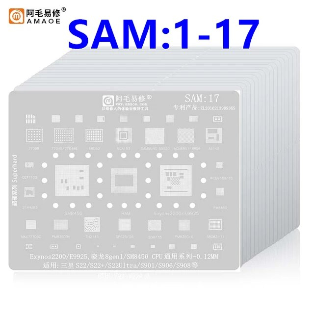 Vỉ làm chân ic samsun g amaoe phụ kiện thay thế và công cụ