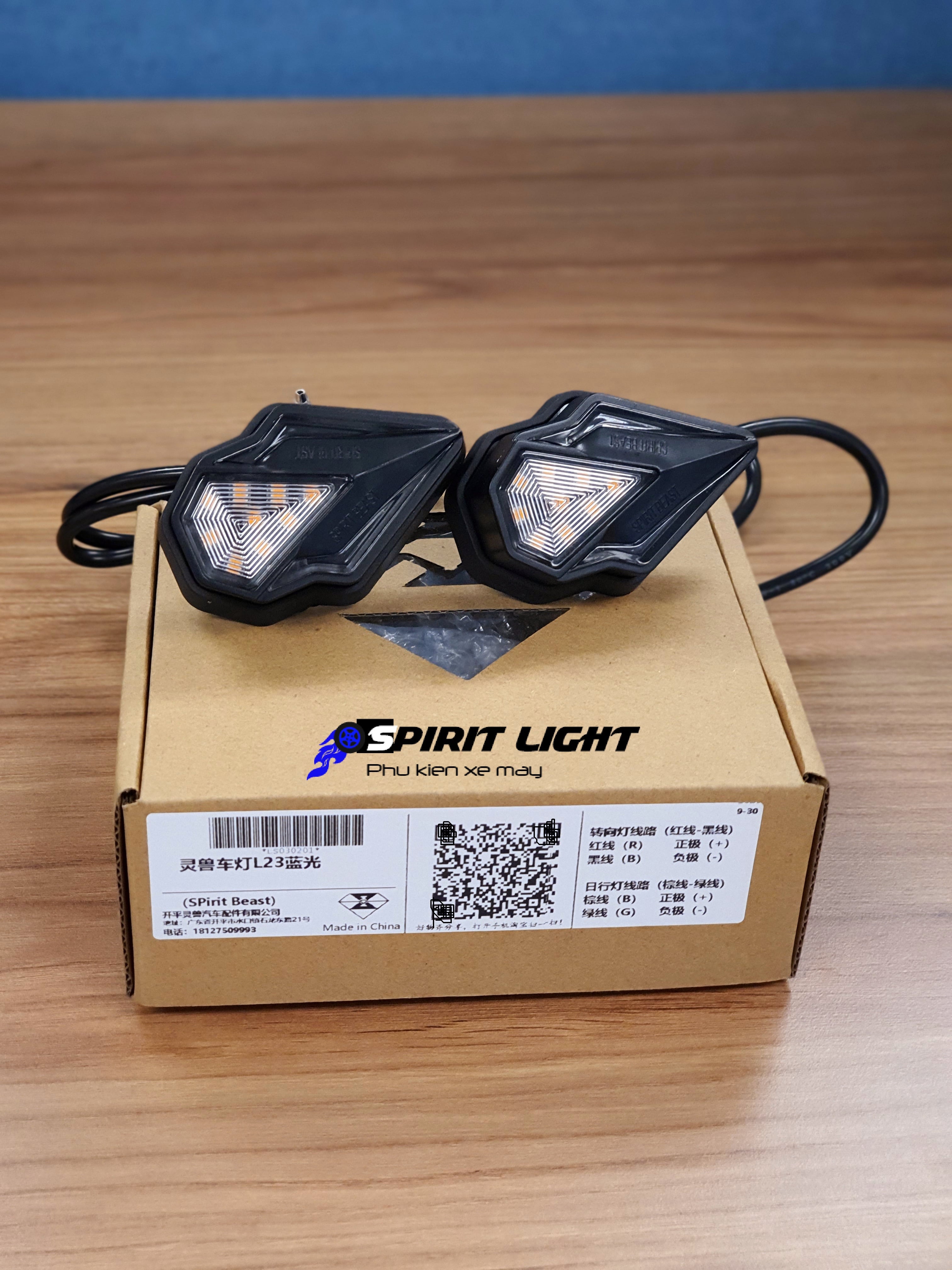 Xi nhan mũi tên kim cương led L23 Spirit Beast ốc dài chính hãng độ gắn xe winnerX (winner X), R15, GSX, Bandit, mô tô PKL