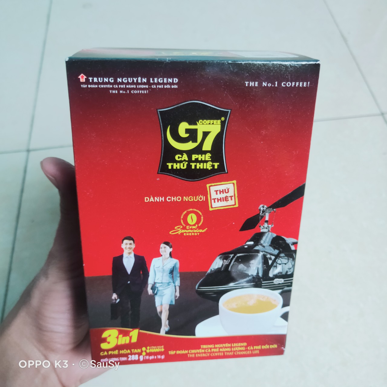 Cà Phê Sữa Hòa Tan G7 3in1 Trung Nguyên 18 gói 16g - Hàng Chính Hãng