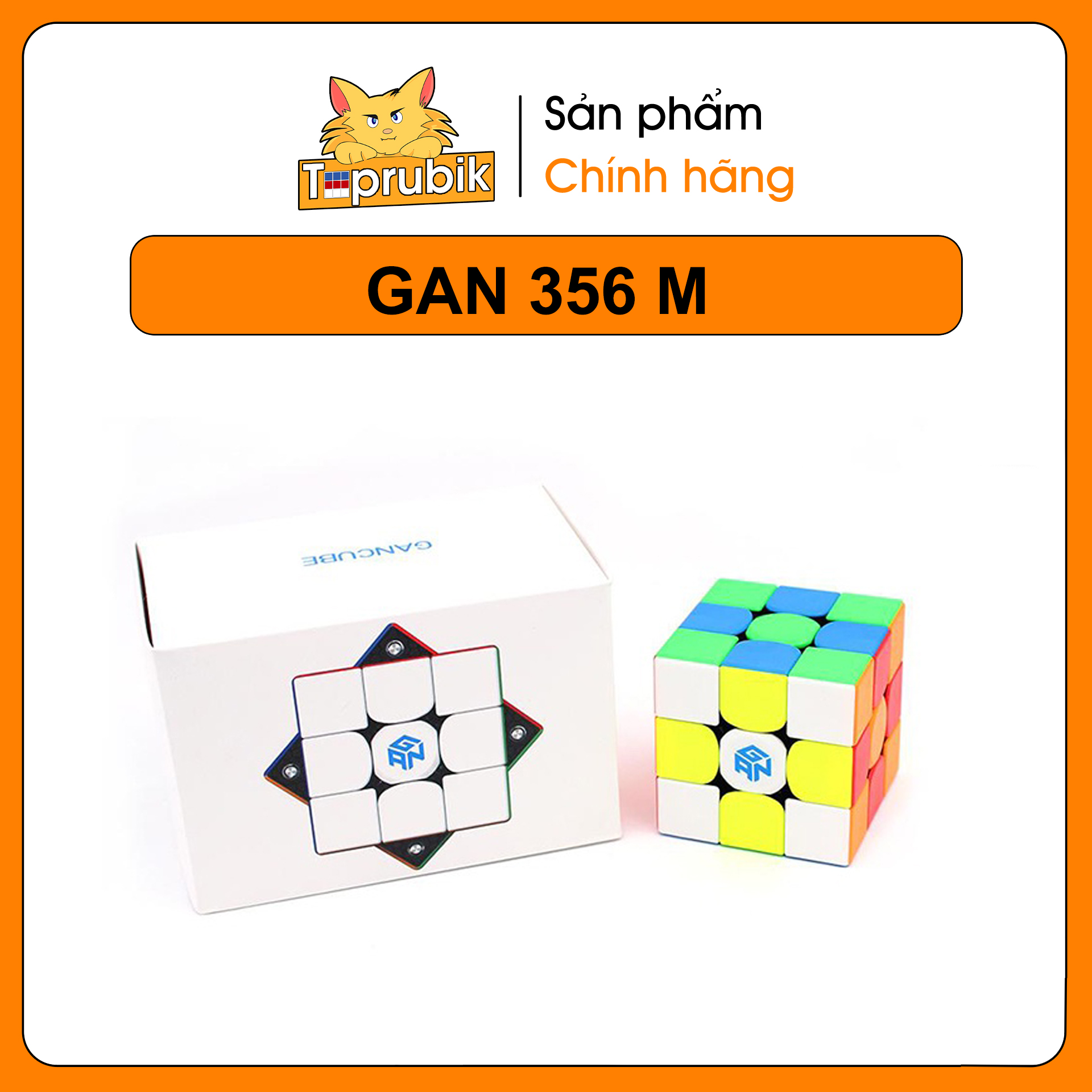 Rubik 3x3 GAN 356 M Nam Châm Rubik 3x3x3 hai phiên bản Lite/Standard