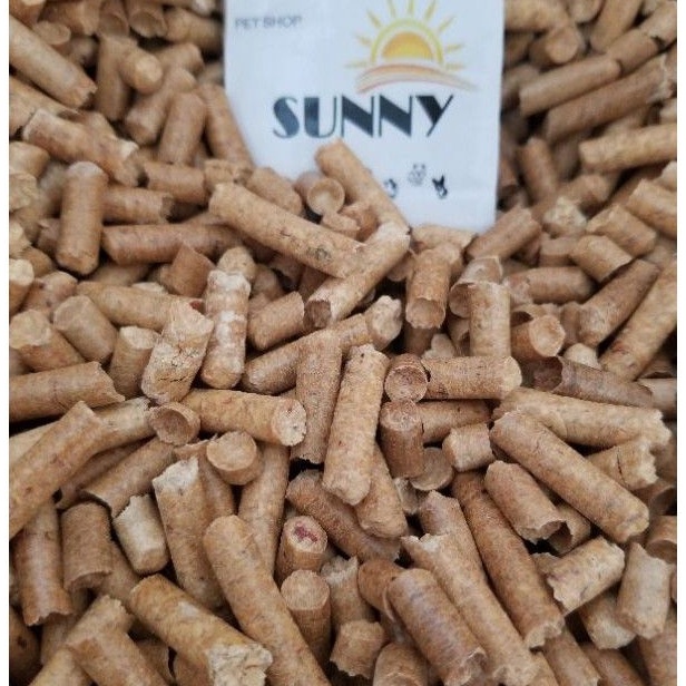 Gỗ nén thông 8li lót chuồng 1kg hamster, thỏ, bọ
