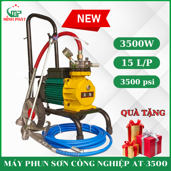 Máy phun sơn công nghiệp at-3500 minh phát