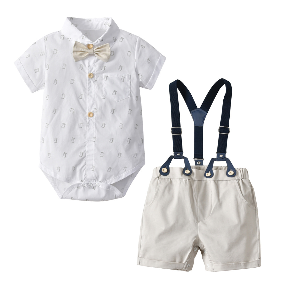 SÉT BODY CÔNG TỬ CAO CẤP CHO BÉ từ 0-18 tháng (trangtrangkids)