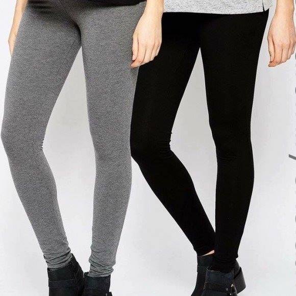 Quần legging bầu loại đẹp đen - ghi