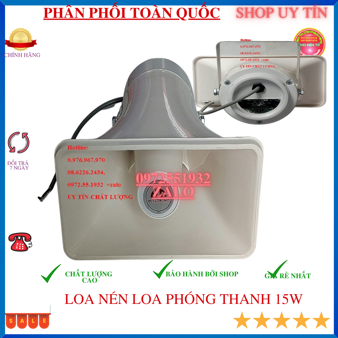 Loa bán hàng di động 15W - Loa phóng thanh15W