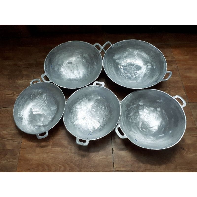 Chảo gang đáy võng chuyên chiên cơm, xào nấu thức ăn size 30,31,33,36,38,40 cm