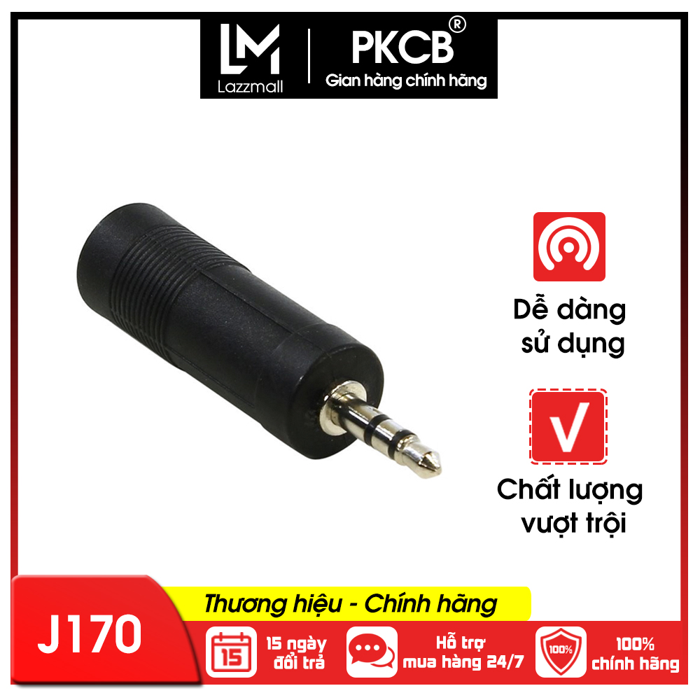 Jack chuyển micro 6.5mm sang cổng 3.5mm hát karaoke cho điện thoại máy tính - Hàng chính hãng