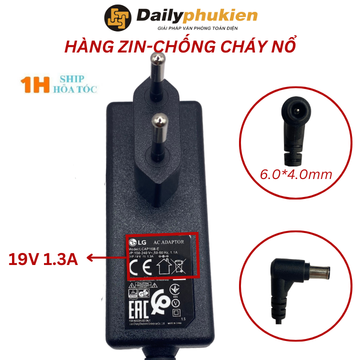 Adapter nguồn màn hình lg 19v 1.3a lg 22lh4530 24lh4530