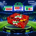 [SALE 15.6] Thùng Nước Ngọt Giải Khát Có Gaz Mirinda Xá Xị (320ml/lon)