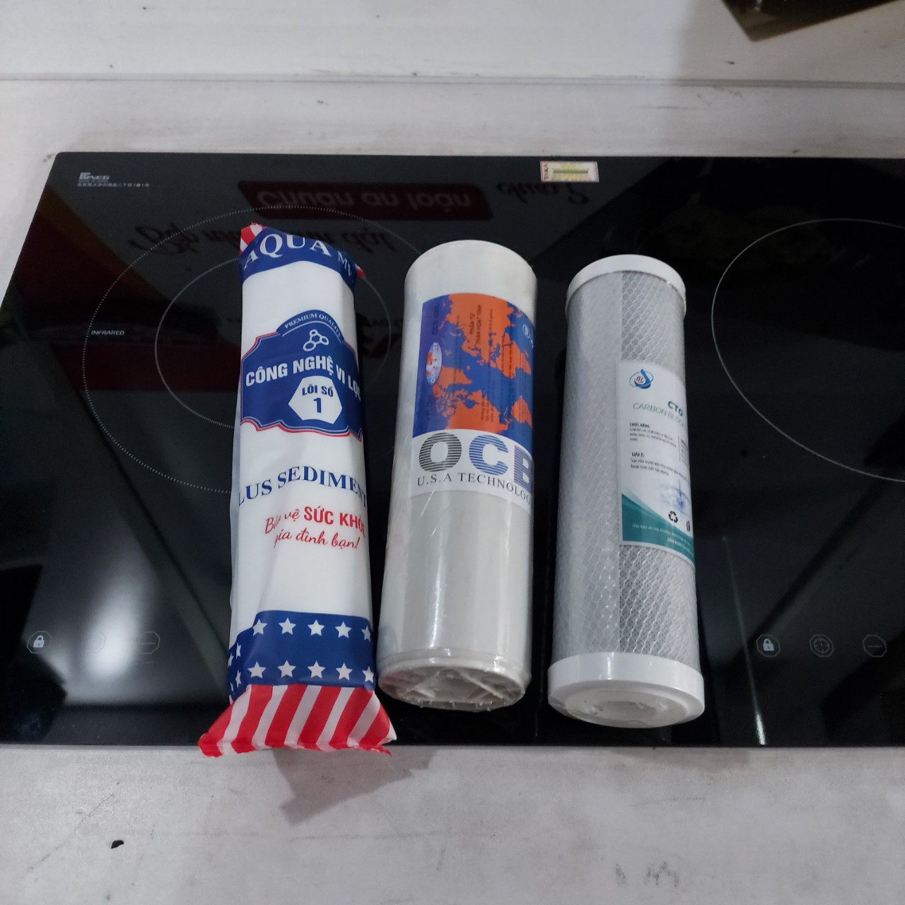 Combo bộ 3 lõi lọc nước số 1 2 3