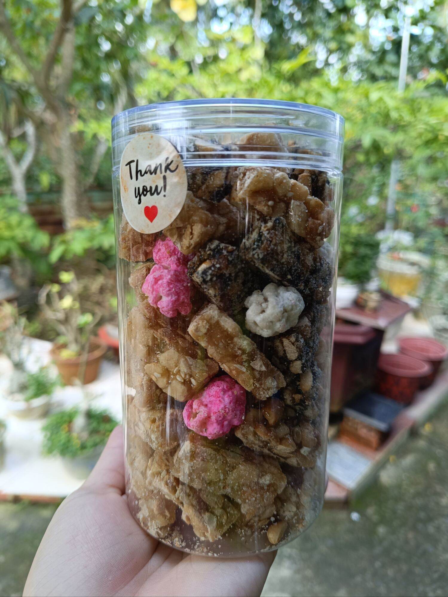 Kẹo thèo lèo bông dâu 500g (Kẹo đậu phộng/ thèo lèo truyền thống)