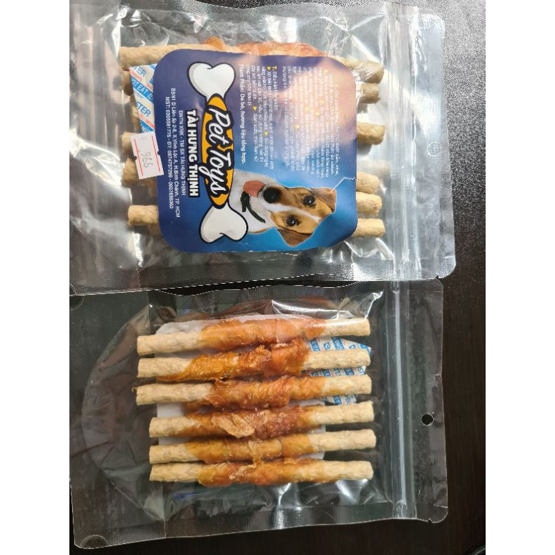 Giảm giá Pet snack tht ms: 966 6 cây | bánh thưởng xương da sạch răng cho  chó cún - BeeCost