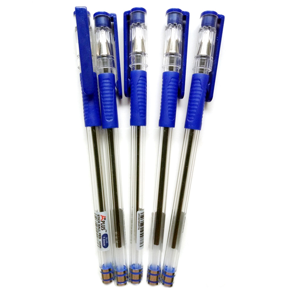 Combo 10 cây bút bi aa999 xanh/đen