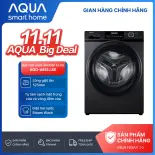 Máy giặt cửa trước Aqua Inverter 8.5KG AQD-A852J.BK - Miễn phí giao hàng toàn quốc - Hỗ trợ lắp đặt