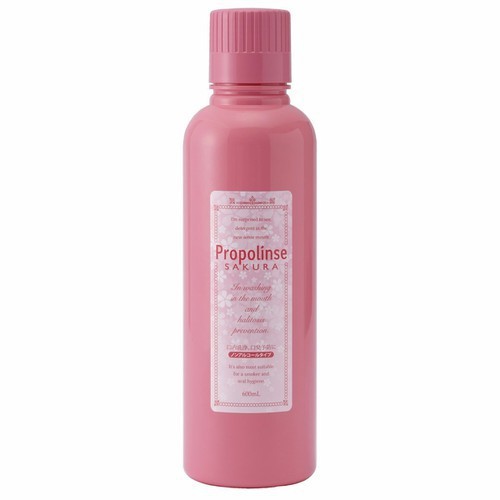 Nước súc miệng Propolinse màu hồng Nhật Bản 600ml