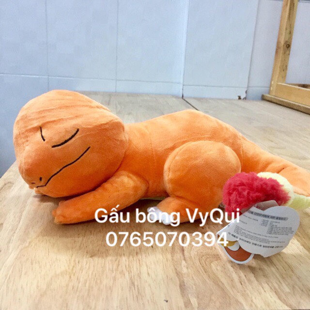 Gấu bông pokemon rồng lửa ngủ say