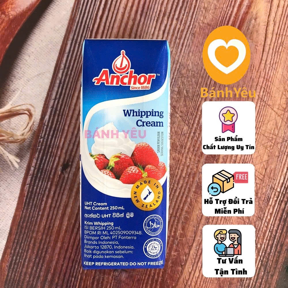 Whipping Cream Anchor 250ml
