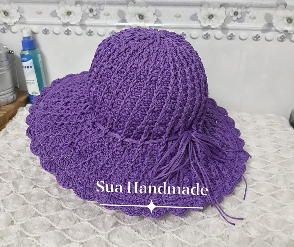 Nón handmade chất liệu sợi dệt Việt Nam