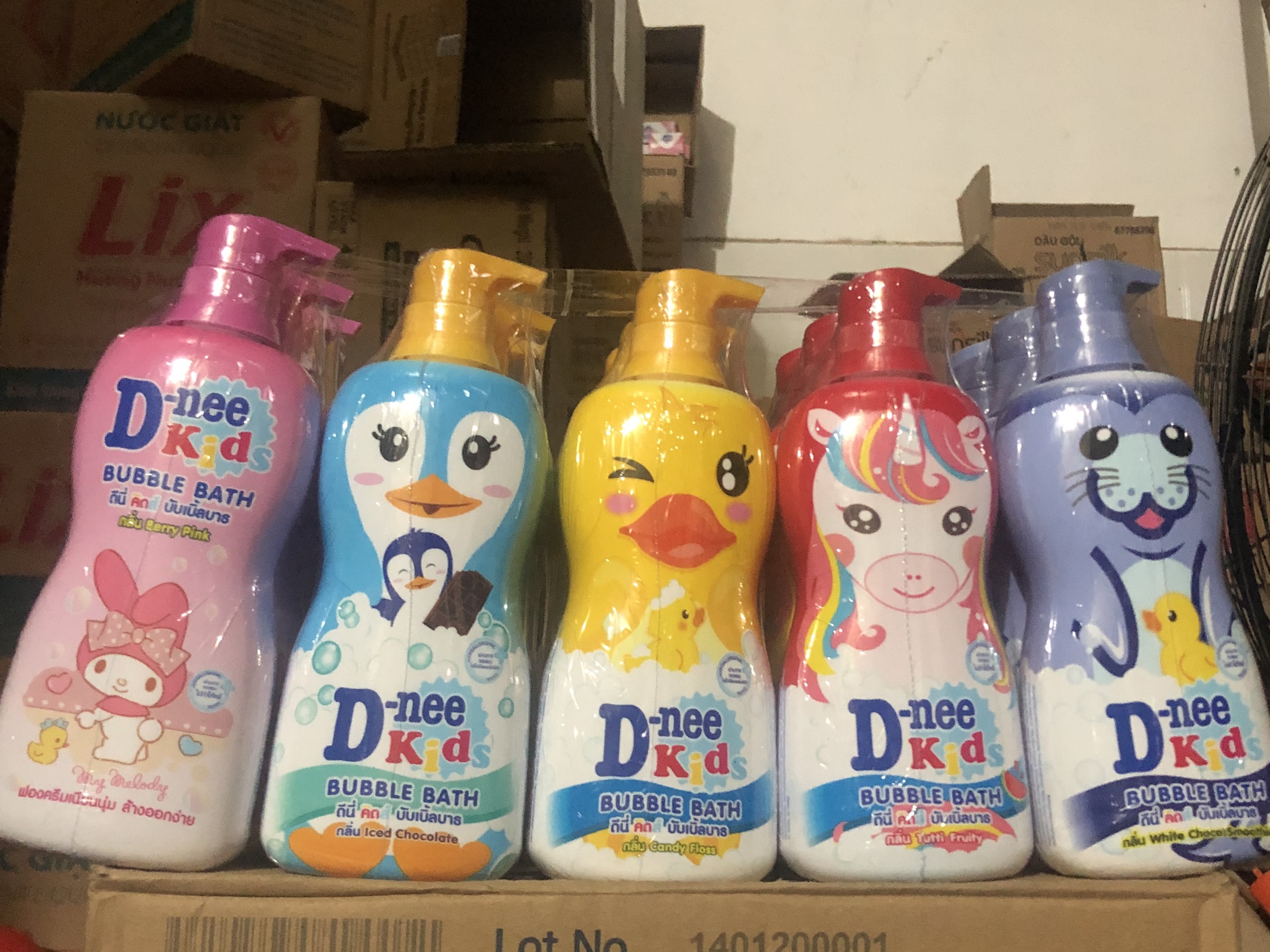 Sữa Tắm Dnee Hình Thú cho bé từ Chai 400ml Thái Lan