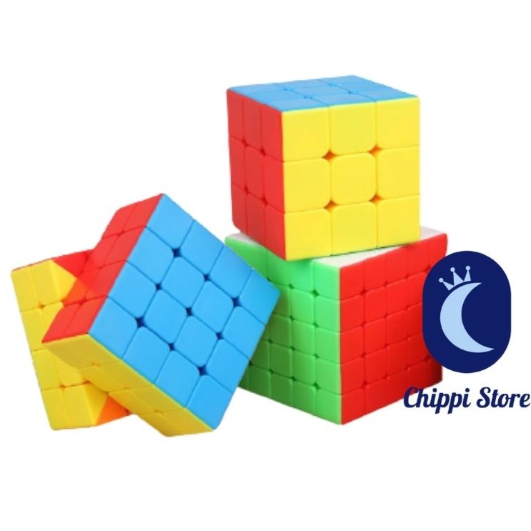 [COMBO] Combo 3 Rubik 3x3, 4x4, 5x5, Rubic Magic Cube loại xịn xoay siêu trơn mượt