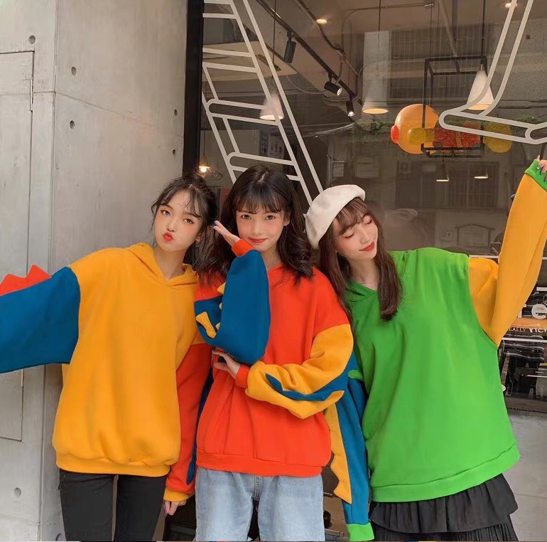 [Huyen Trang Fashion] Áo khoác hoodies nỉ nam nữ hình KHỦNG LONG CÓ ĐUÔI
