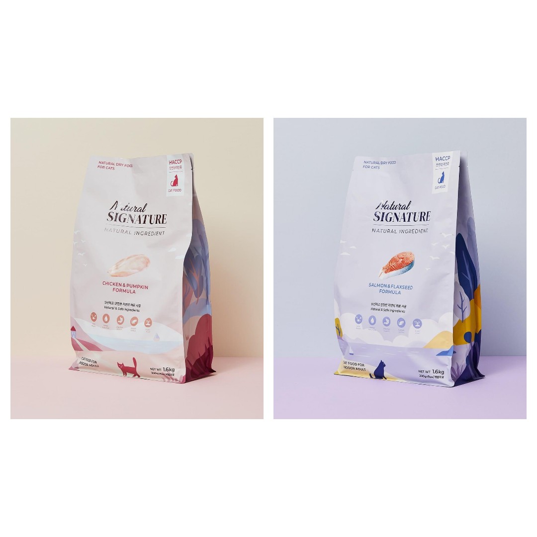 "Hoàn tiền đến 10%" [400g][1.6kg] Natural Signature Thức ăn hạt hữu cơ cao cấp cho mèo