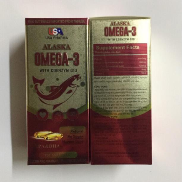 Dầu cá alaska omega 3 - bổ não, tăng cường thị lực, giảm nguy cơ mắc bệnh tim mạch