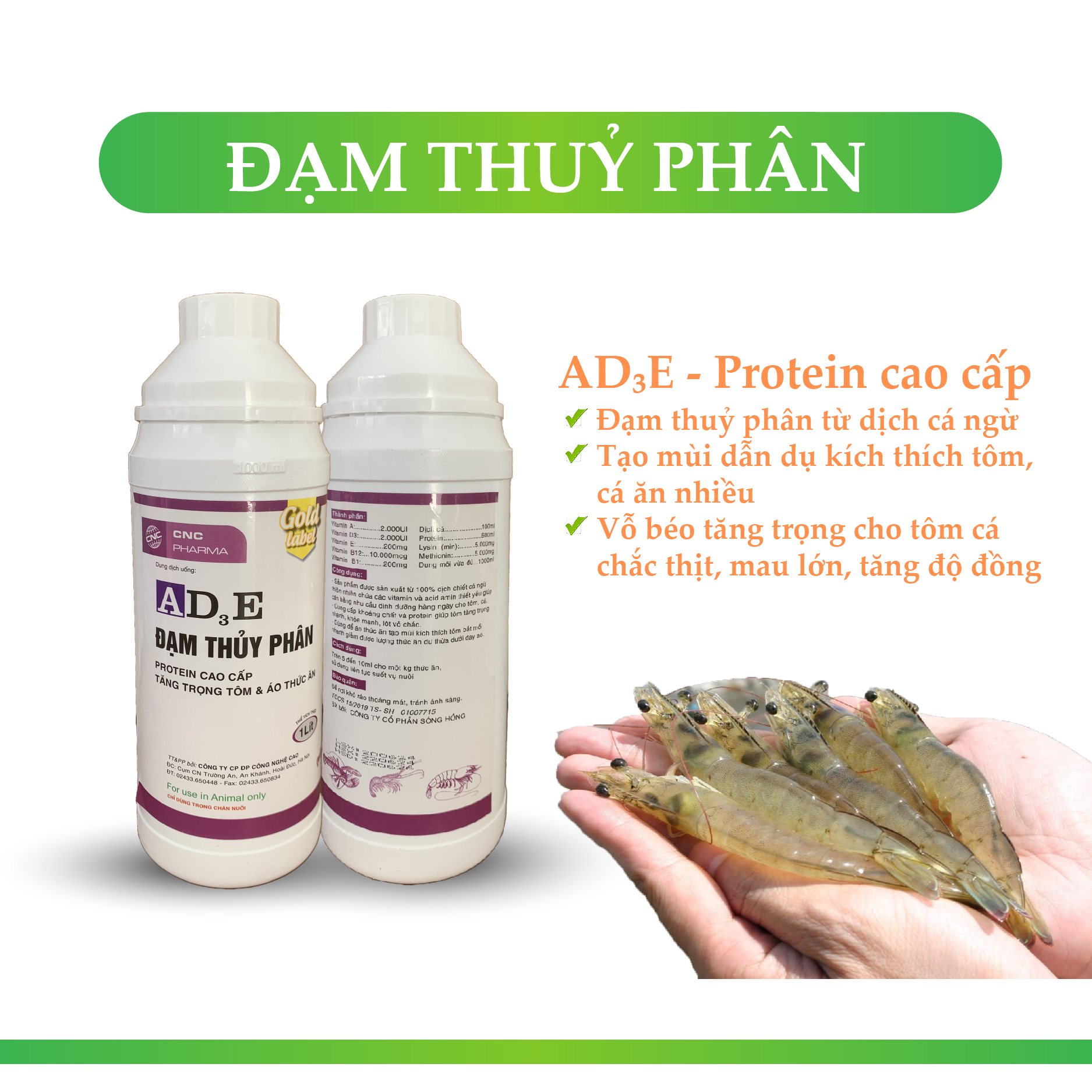 Siêu tăng trọng cho tôm thẻ , tăng sức đề kháng , kích thích tôm bắt mồi
