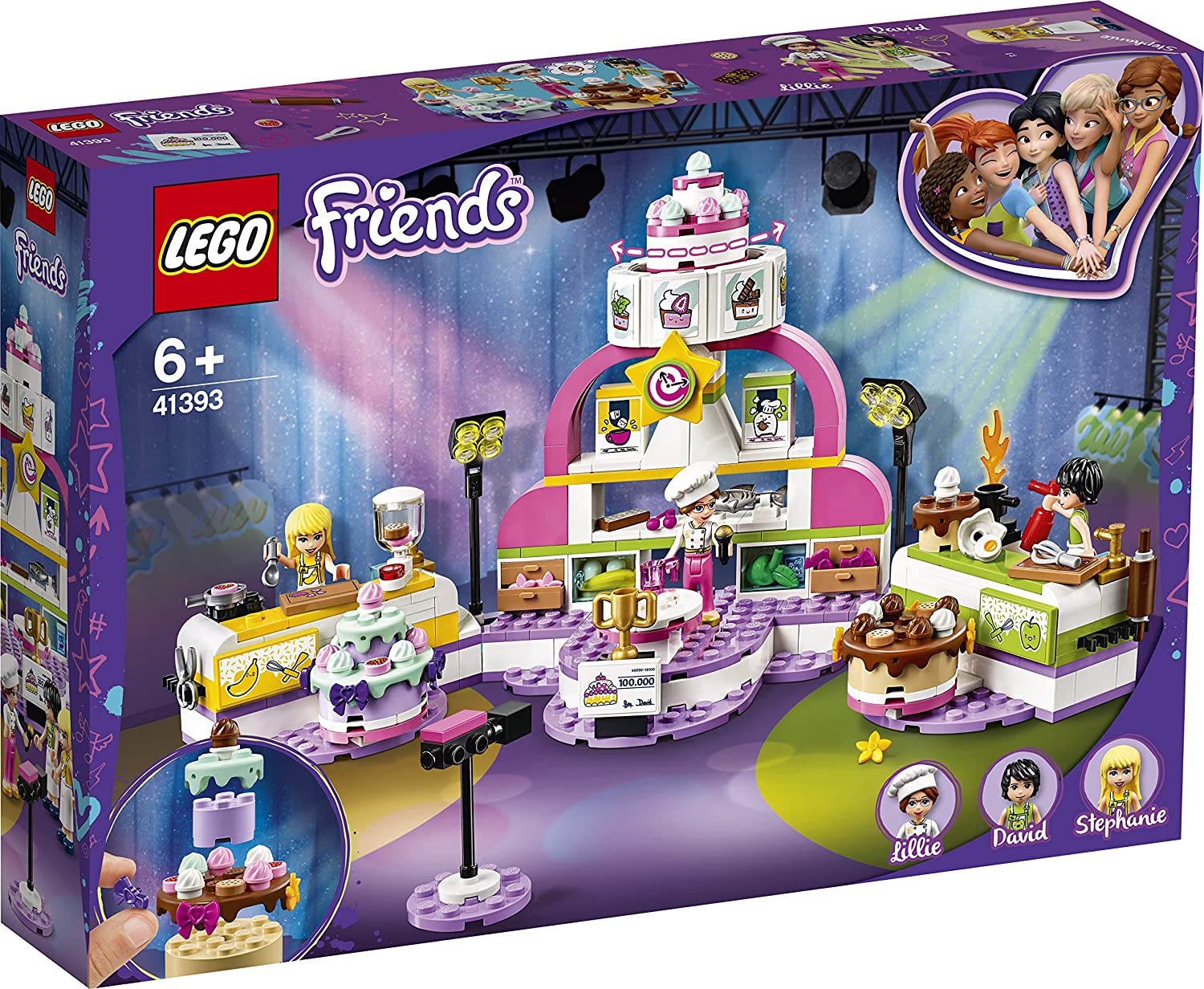 Đồ chơi lego friends - cuộc thi làm bánh - mã sp 41393