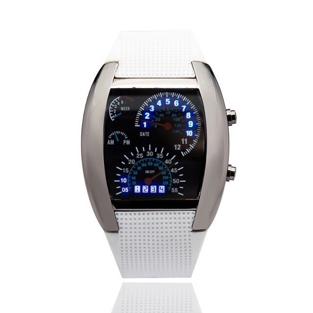 Đồng hồ thể thao unisex Ulzzang đèn led Fast and Furious độc lạ