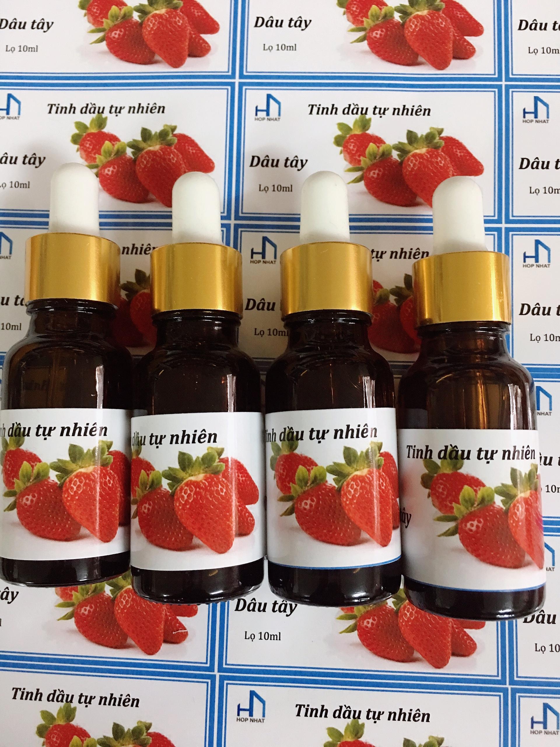 Tinh dầu tự nhiên hương Dâu Tây Strawberry nguyên chất lọ 10ml