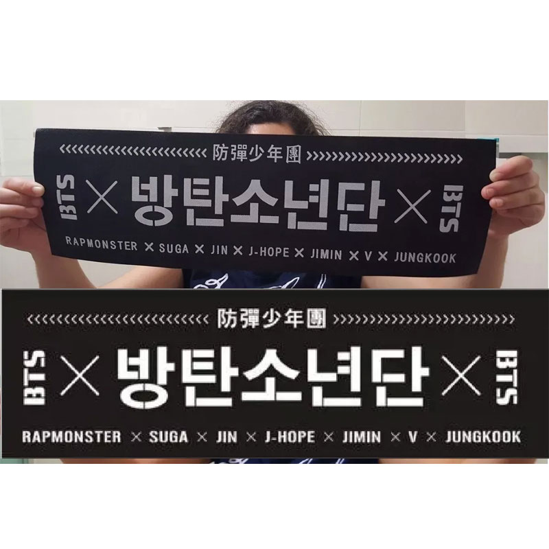 Banner vải bts army