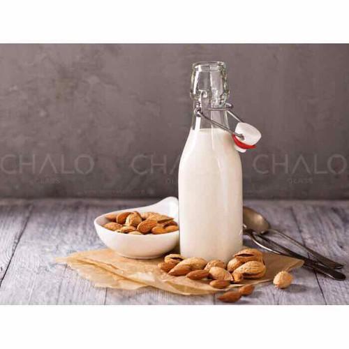 Chai thuỷ tinh nắp quai cài Italia Swing 1000ML, chai thuỷ tinh đựng nước, chai đựng mật ong, chai lọ thuỷ tinh đựng nước ép