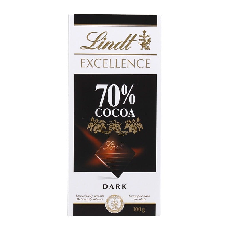 Socola Đắng, Excellence, 70% Cocoa, Intense Dark (100g)