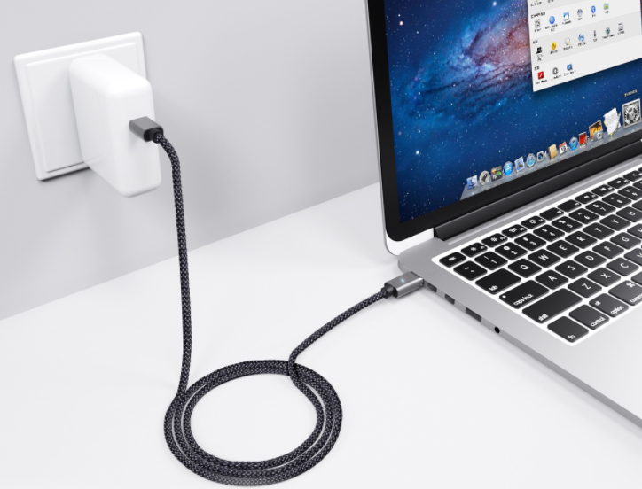 Dây Cáp Sạc Nam Châm E-Mark cao cấp 66W cho điện thoại android, iphone, macbook, laptop...