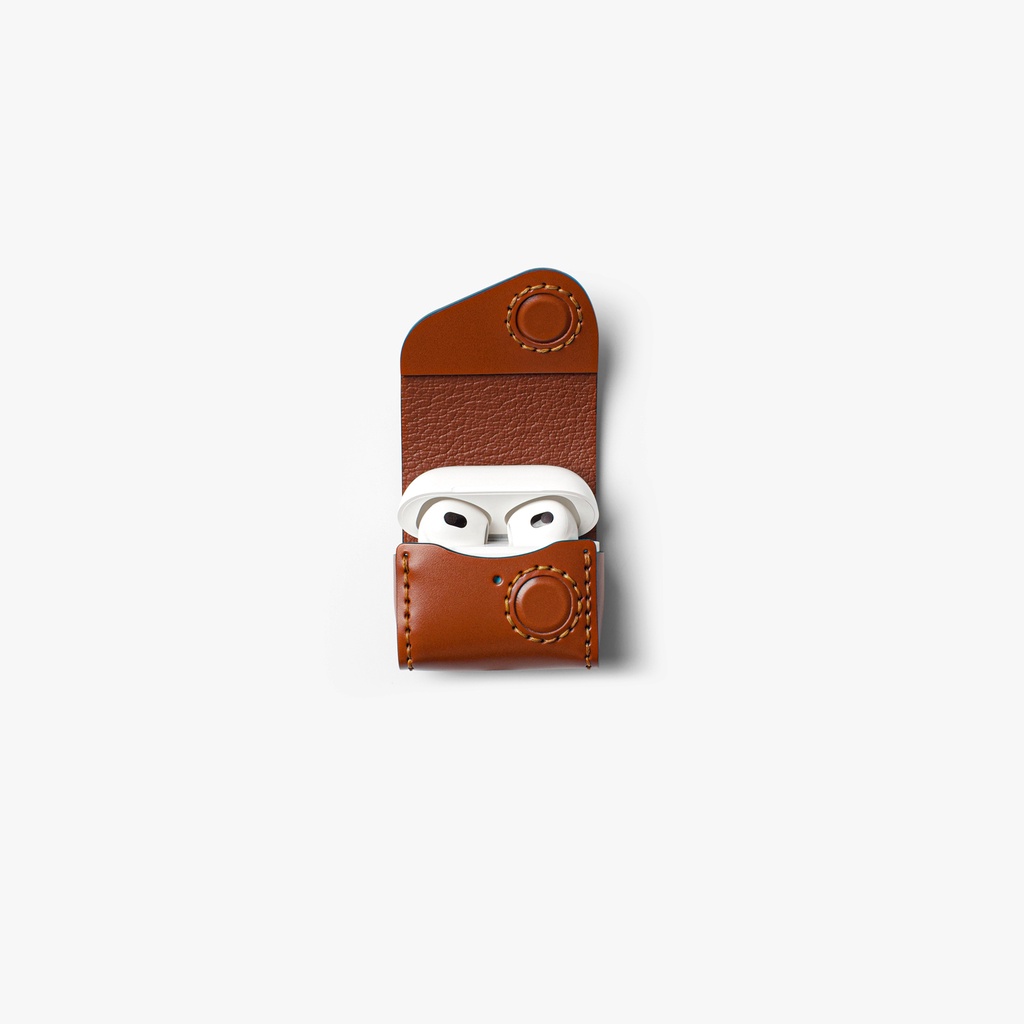 Bao da airpod nome 3 leather case
