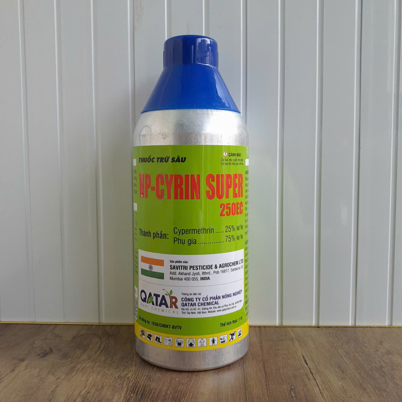 Thuốc trừ sâu Cyrin Super 250EC Chai Nhôm Cao cấp chai 1lít (1000ml), Đặc trừ ruồi vàng, cuốn lá, đục thân, rệp sáp, đuông dừa, sâu cuốn lá AGRIHG