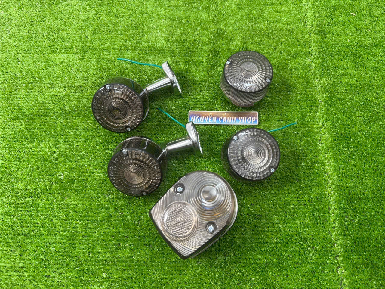  Cặp Đèn xi nhan Đèn hậu xe CUB 81 màu khói 