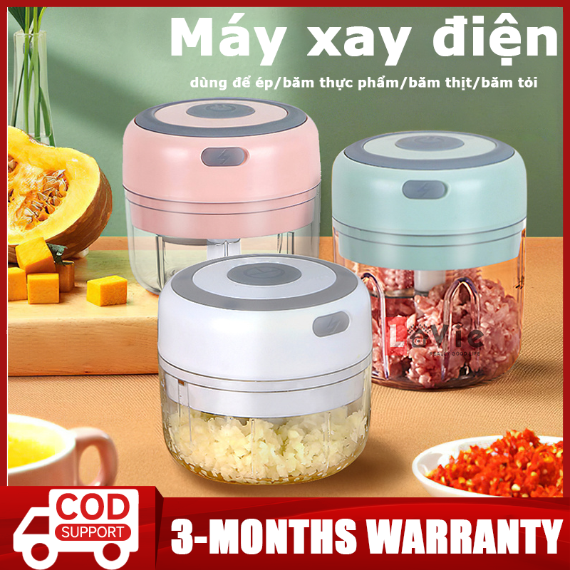 Máy xay cầm tay mini- máy xay tỏi ớt mini- dụng cụ xay thực phẩm cầm tay đa năng