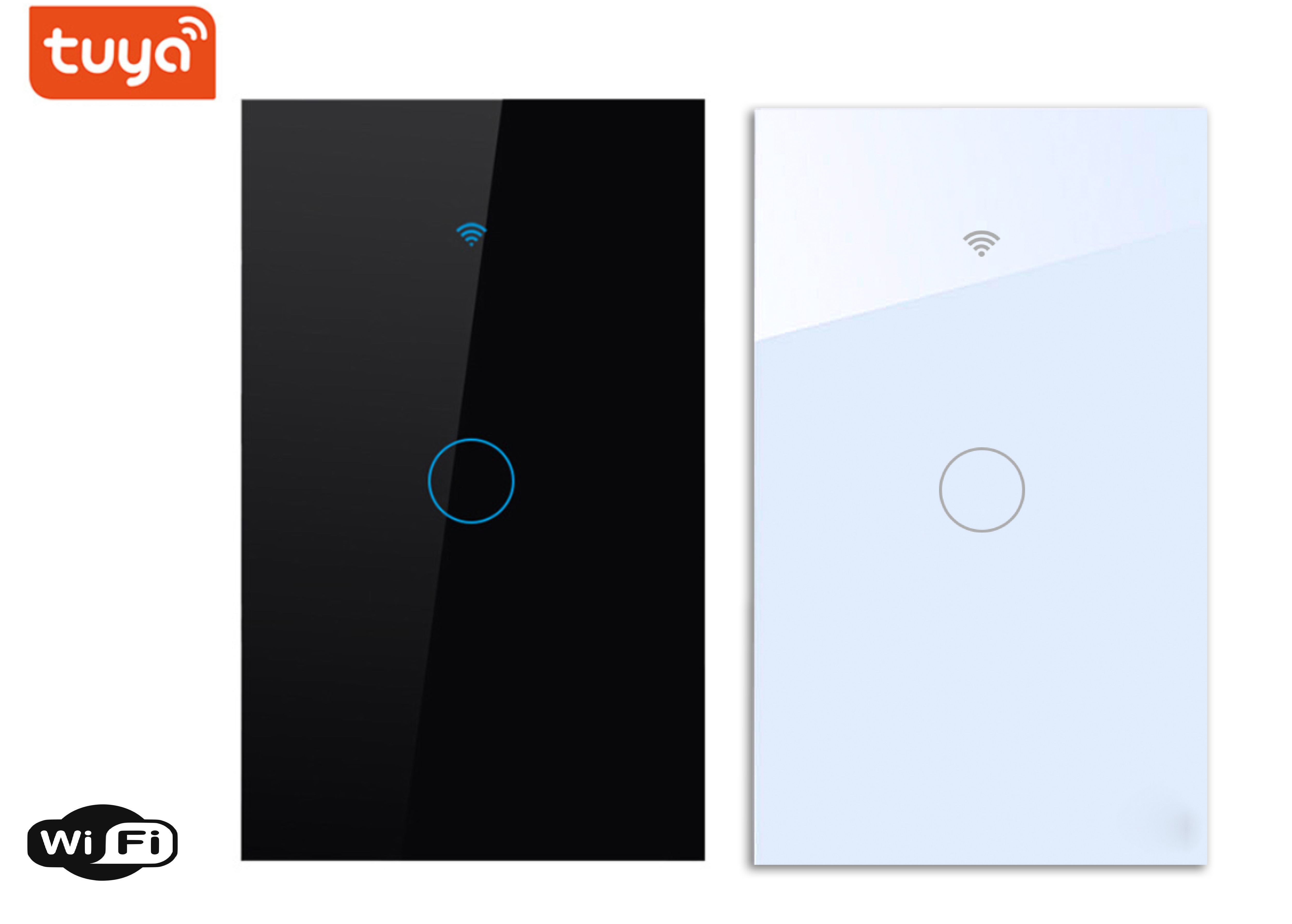 [bh 6 tháng]CÔNG TẮC WIFI TUYA SMARTLIFE CÓ RF433 CẢM ỨNG 1 NÚT HÌNH CHỮ NHẬT CHO NHÀ THÔNG MINH