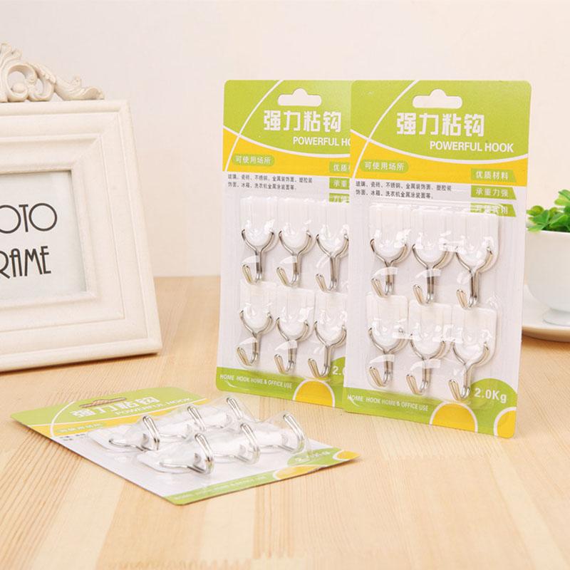 Vỉ 6 móc dính treo đồ tiện dụng sgr1255