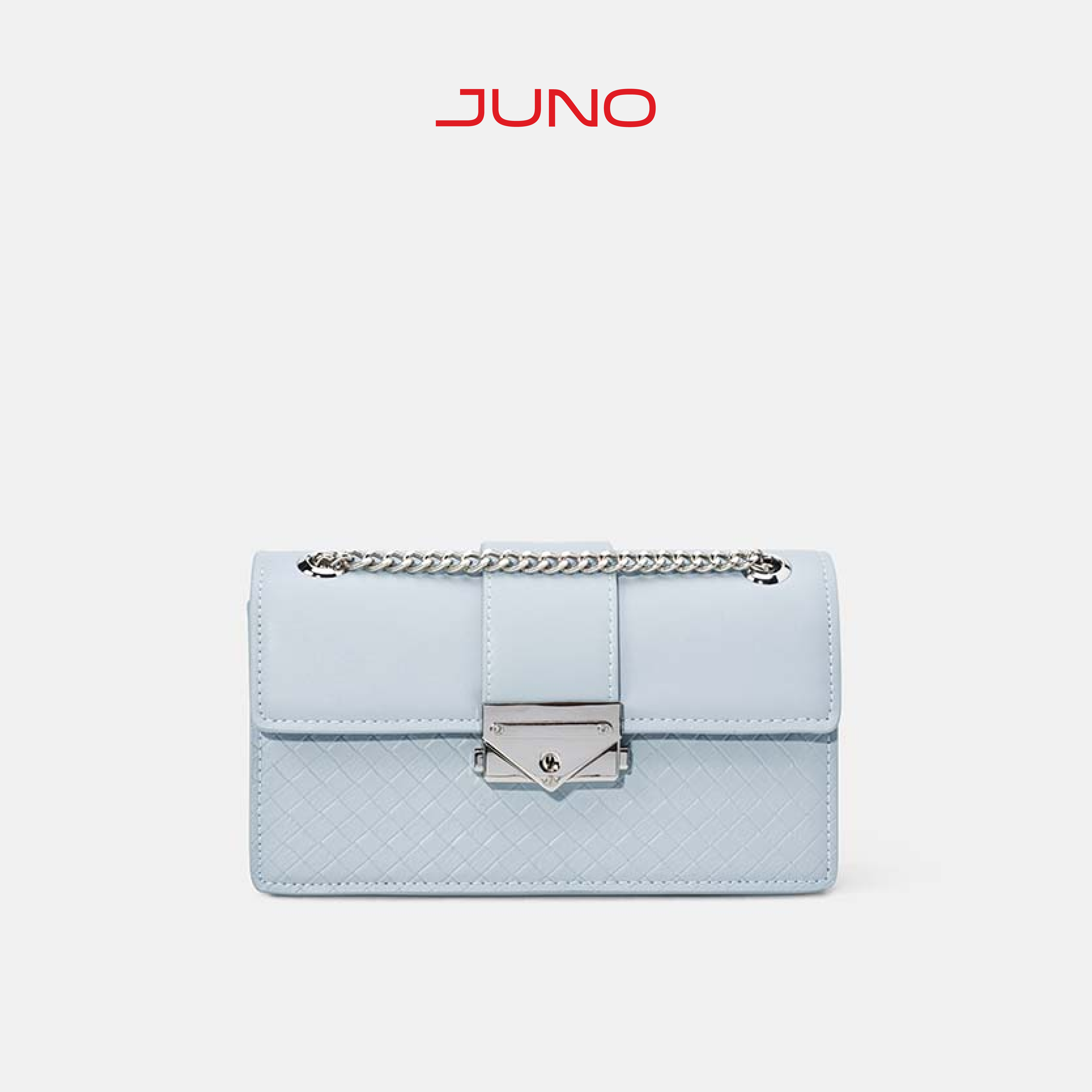 Túi Xách Nữ Thời Trang JUNO Cỡ Nhỏ Phối Hiệu Ứng Giả Đan Lát TXN472