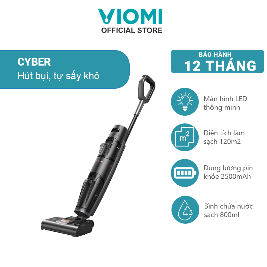 Máy hút bụi lau nhà không dây Viomi Cyber