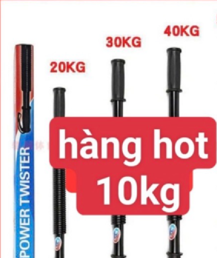 Dụng cụ thể thao cây lò xo tập lực 10kg, 20kg , 30kg, 40kg giá rẻ, chất lương cao