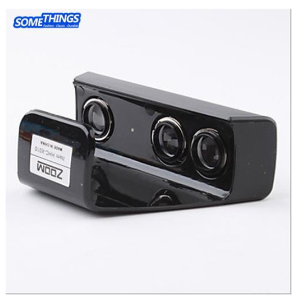 Kinect xbox 360 + thấu kính góc rộng + nguồn dùng cho PC .